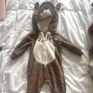 Christmas fleece onesie